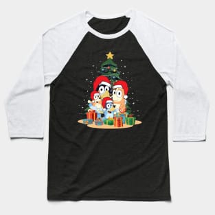 Funny Blueys Christmas Family Merry Christmas Baseball T-Shirt